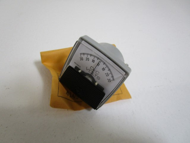 PANEL METER 30-0-30 DC VOLTS MC05675 *NEW NO BOX*