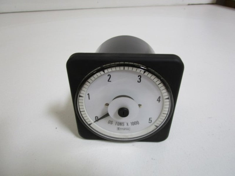 CROMPTON 0-5 US TONS X 100 PANEL METER 294607805AJFA  NSNP