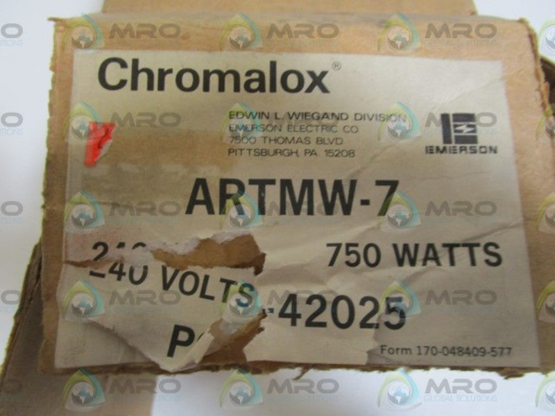 CHROMALOX HEATER 240V 750W ARTMW-7  NSMP