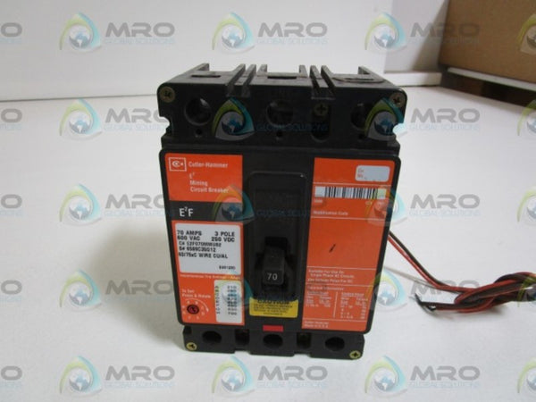 CUTLER-HAMMER CIRCUIT BREAKER E2F070MMU62  UNMP