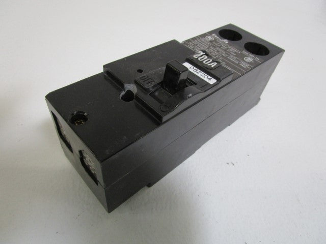 MURRAY 2P 200A CIRCUIT BREAKER MD2200TR *USED*