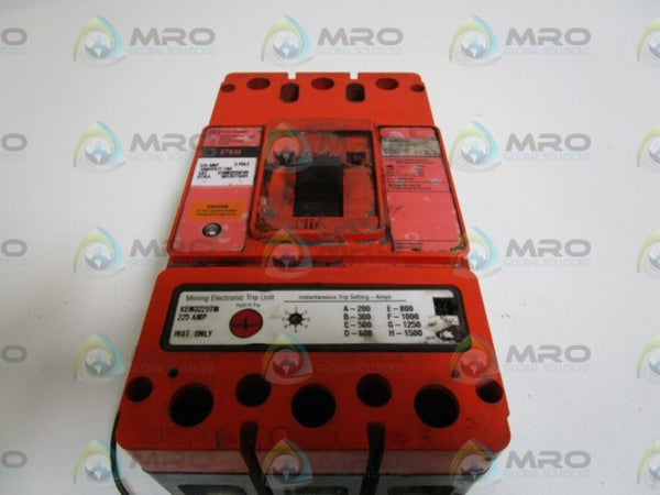 CUTLER-HAMMER CIRCUIT BREAKER 225AMP E2KM3225FUV  UNMP