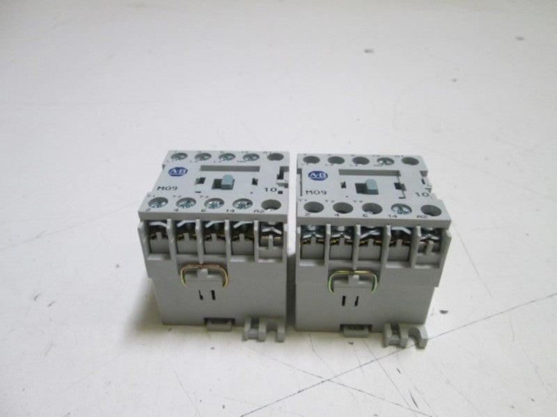 LOT OF 2 ALLEN BRADLEY CONTACTOR 24V 100-MO9N*3 SER. A (AS PICTURED)  *USED*