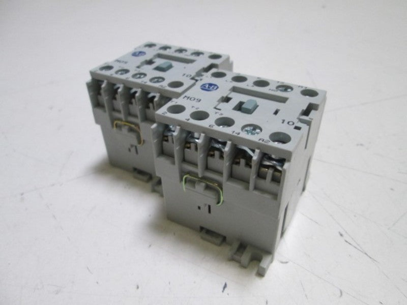 LOT OF 2 ALLEN BRADLEY CONTACTOR 24V 100-MO9N*3 SER. A (AS PICTURED)  *USED*