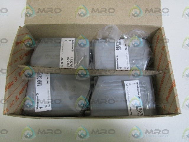 LOT OF 4 WEIDMULLER HOOD 1657850000 *NEW IN BOX*