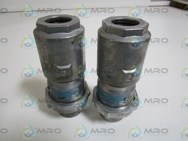 LOT OF 2 CROUSE-HINDS PLUG APJ3475 *NEW IN BOX*