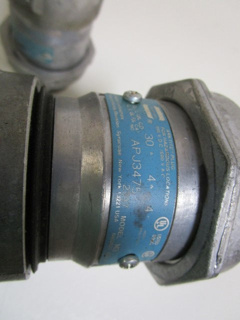 LOT OF 2 CROUSE-HINDS PLUG APJ3475 *NEW IN BOX*