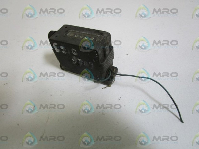 DURANT 115V PANEL MOUNT COUNTER 6-Y-1-MF-S  UNMP