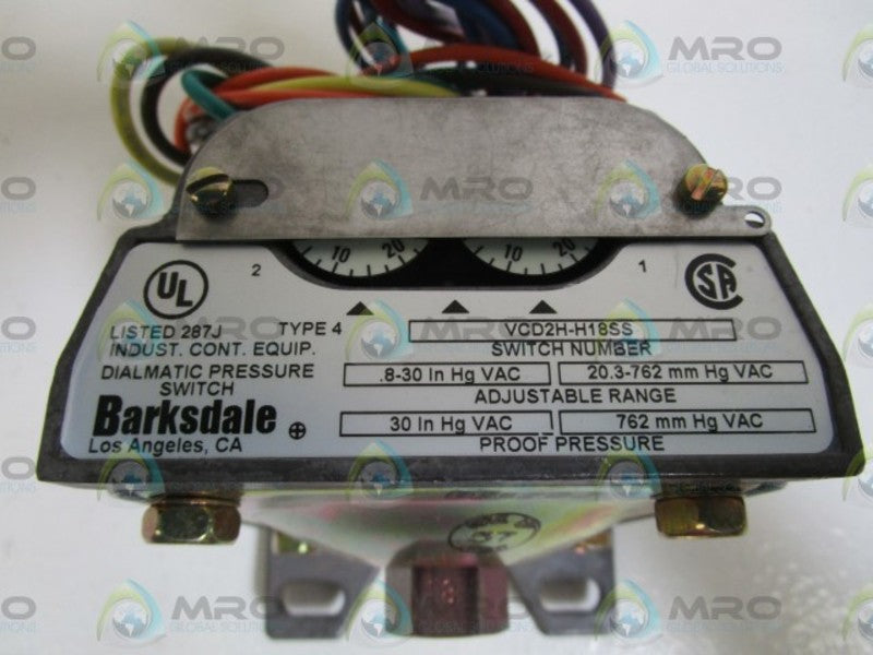 BARKSDALE VCD2H-H18SS  NSMP
