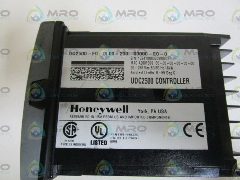 HONEYWELL TEMPERATURE CONTROLLER DC2500-E0-0L00-200-0000-E0-0 *NEW NO BOX*