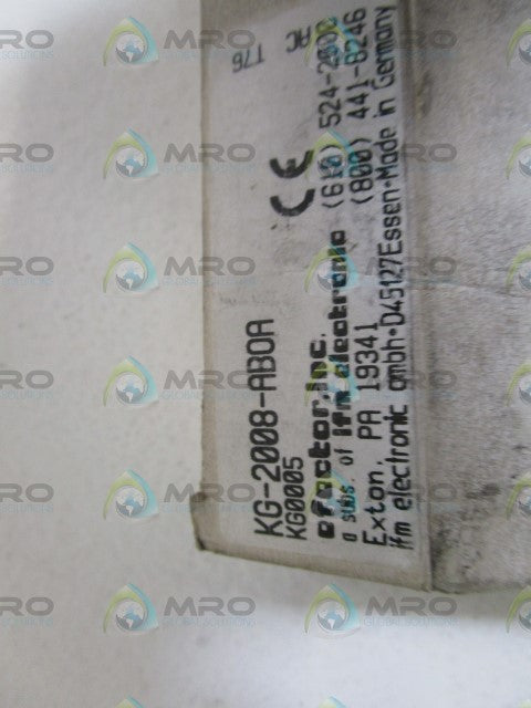 IFM EFECTOR KG0005 CAPACITIVE SENSOR *NEW IN BOX*