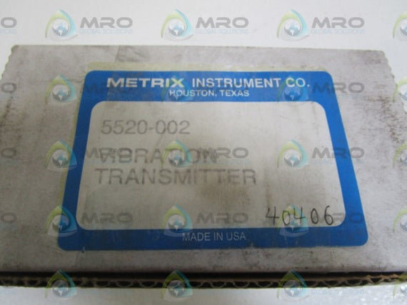 METRIX VIBRATION TRANSMITTER 5520-002 *NEW IN BOX*