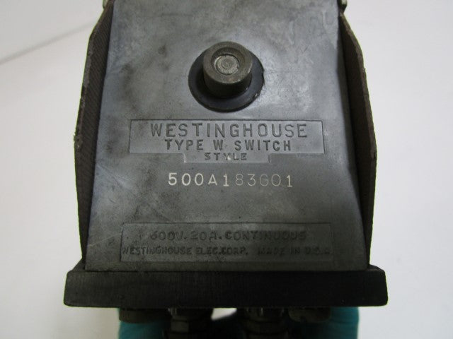 WESTINGHOUSE TYPE W SWITCH 500A183G01 *USED*