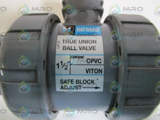 HAYWARD TRUE UNION BALL VALVE 1-1/2" CPVC *NEW NO BOX*