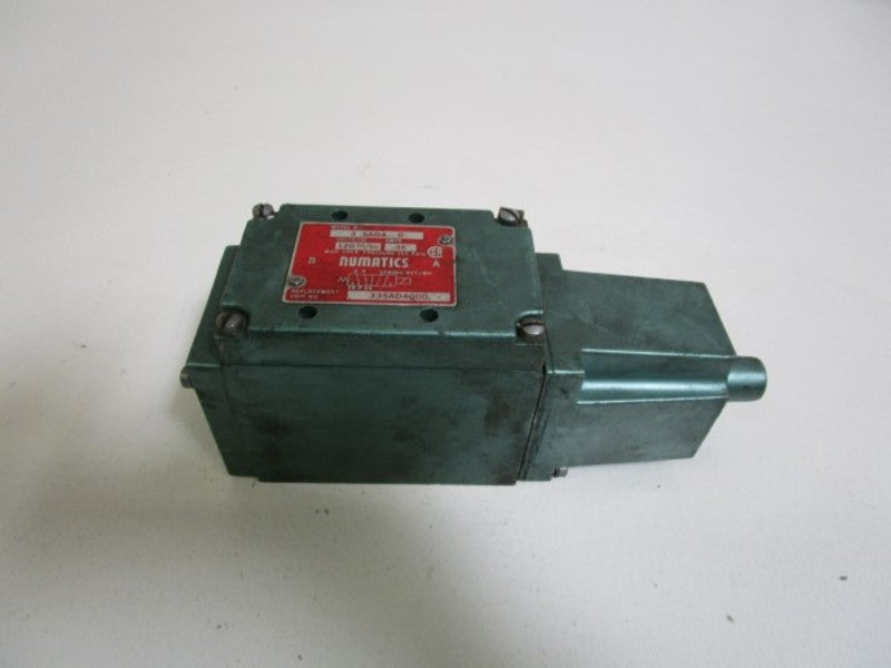 NUMATICS SOLENOID VALVE 3SAD40 *USED*