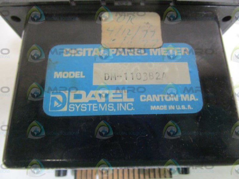 DATEL DIGITAL PANEL METER DM-1103B2A  UNMP