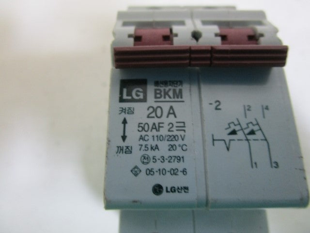 LG CIRCUIT BREAKER BKM 20A *NEW NO BOX*