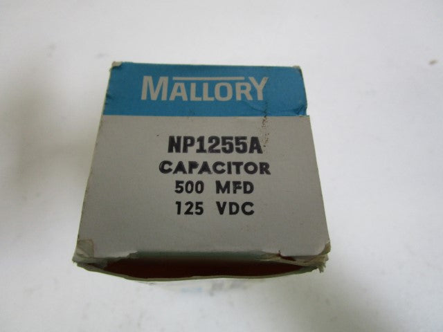MALLORY NP1255A CAPACITOR *NEW IN BOX*