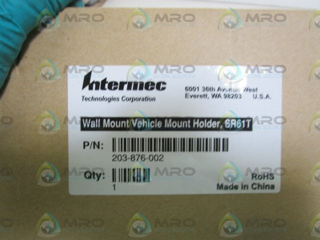 INTERMEC WALL MOUNT/VEHICLE MOUNT HOLDER SR61T 203-876-002 *NEW IN BOX *