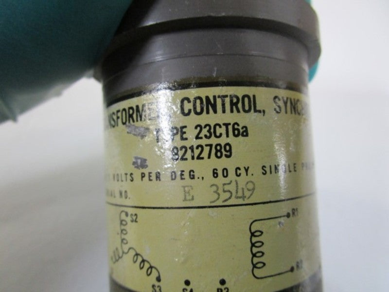SYNCHRO TYPE: 23CT6a TRANSFORMER 8212789 *USED*