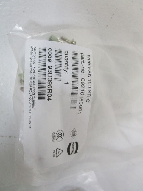 HARTING 09210153001 * NEW IN FACTORY BAG *