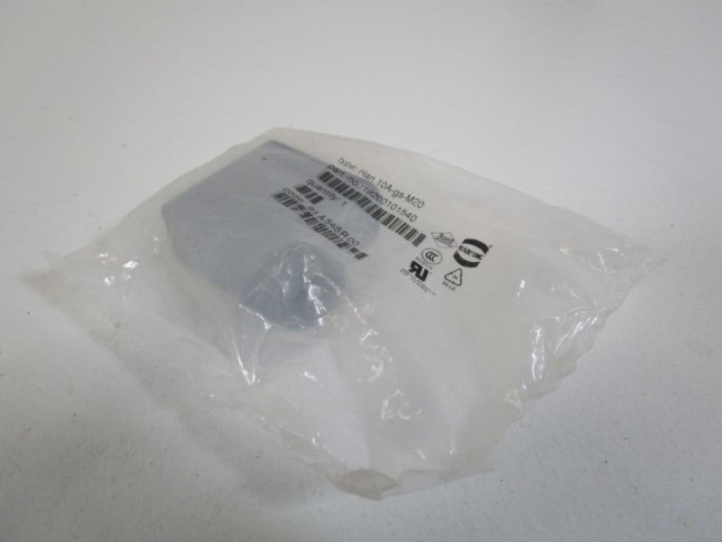 HARTING HAN 10A-gs-M20 HOOD 19200101540 *NEW IN FACTORY BAG*