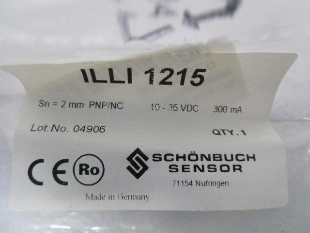 SCHONBUCH SENSOR ILLI 1215 *NEW IN FACTORY BAG*