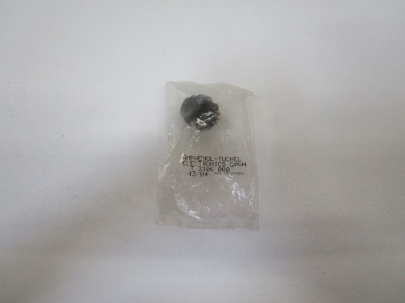 AMPHENOL MALE RECEPTACLE SOLDER T3106000 * NEW IN FACTORY BAG *