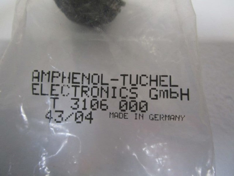 AMPHENOL MALE RECEPTACLE SOLDER T3106000 * NEW IN FACTORY BAG *
