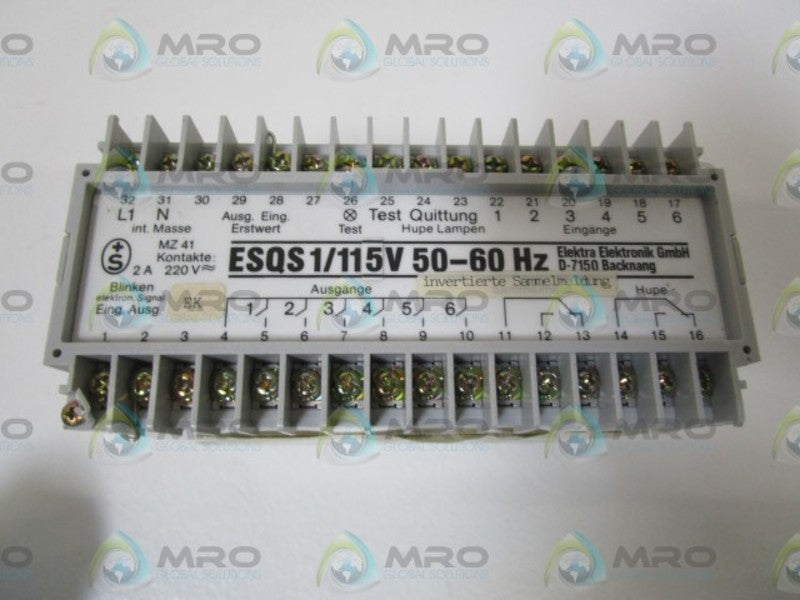 ELEKTRA ELEKTRONIK 115V INVERTER ESQS1 (CORNER BROKEN)  NSNP