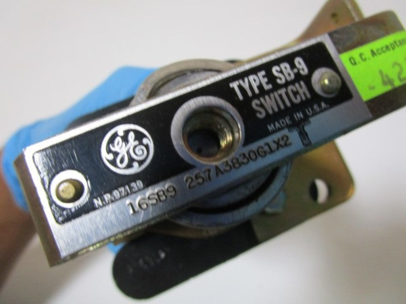 GENERAL ELECTRIC SB-9 SWITCH 16SB9 257A3830G1X2 (WITHOUT HANDLE) UNMP
