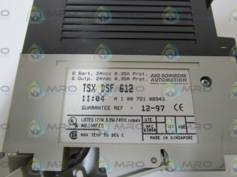 TELEMECANIQUE OUTPUT MODULE TSXDSF612  UNMP