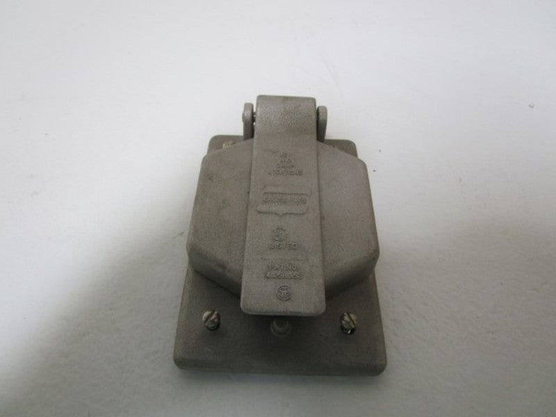 CROUSE-HINDS RECEPTACLE COVER 0401127  NSNP