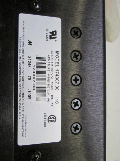 LEESON DC MOTOR SPEED CONTROL 174307.00 *NEW IN BOX*