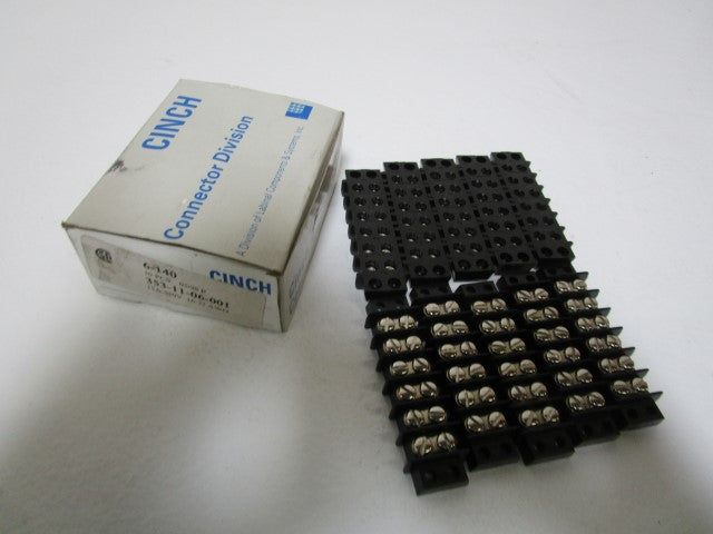 LOT OF 10 CINCH TERMINAL BLOCK 6-140 *NEW IN BOX*