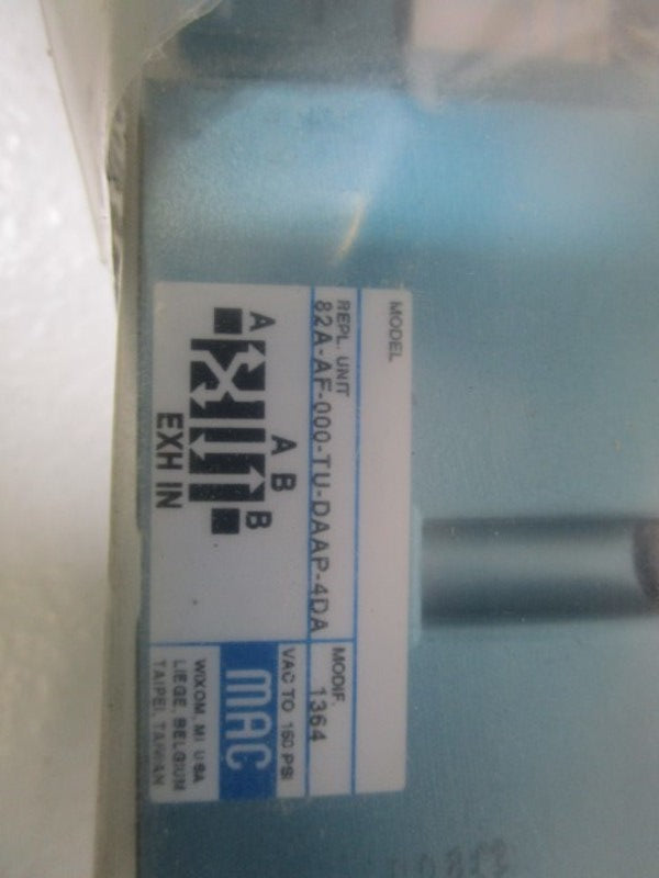 MAC VALVE 82A-AF-000-TU-DAAP-4DA *NEW IN BOX*