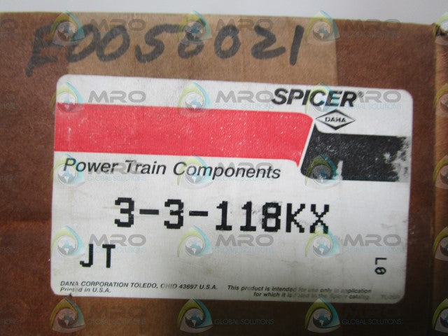 SPICER SLIP YOKE ASSEMBLY 3-3-118KX *FACTORY SEALED*