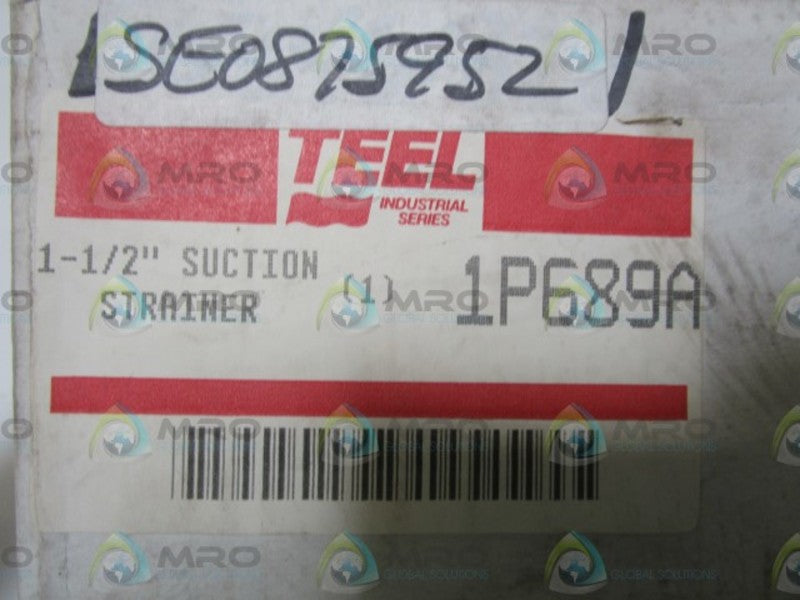 TEEL 1P689A SUCTION STRAINER 1-1/2" NSMP