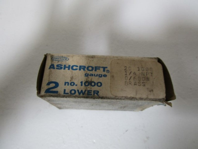 ASHCROFT 201000 PRESSURE GAUGE 0-600 PSI  NSMP