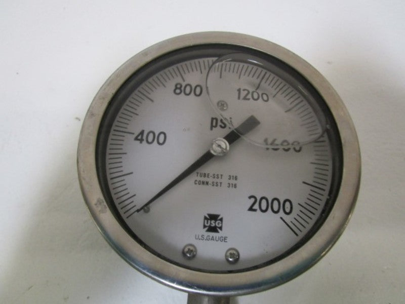 USG PRESSURE GAUGE 0-2000PSI  NSNP