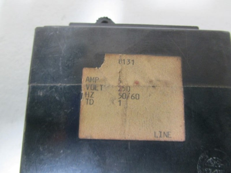 HEINEMANN 250V 5AMPS CIRCUIT BREAKER 0131  UNMP