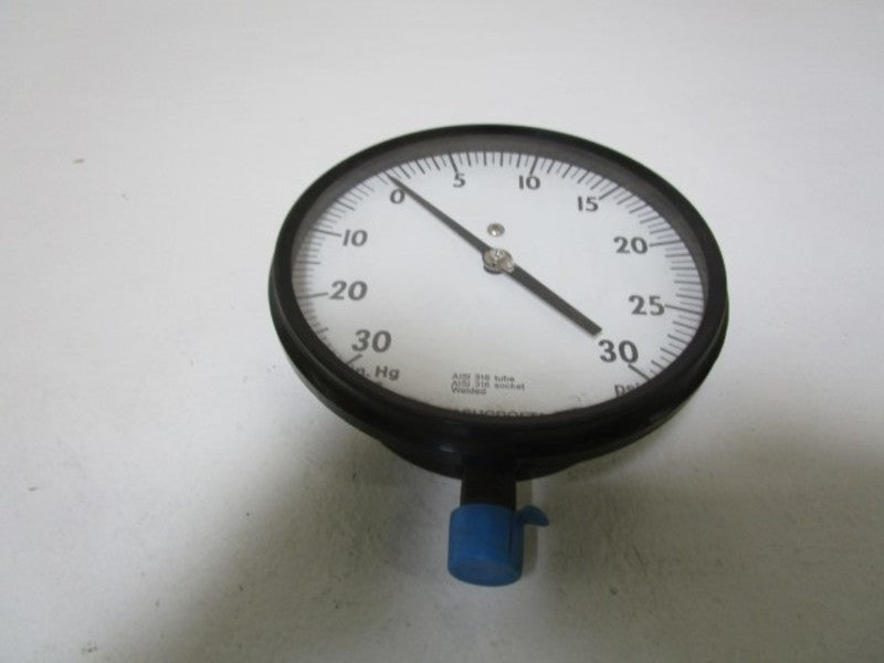 ASHCROFT PRESSURE GAUGE 30in.Hgvac-30PSI  NSNP