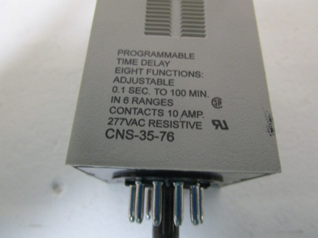 TYCO ELECTRONICS 0.1SEC TO 100MIN TIME DELAY RELAY CNS-35-76 *NEW IN BOX*