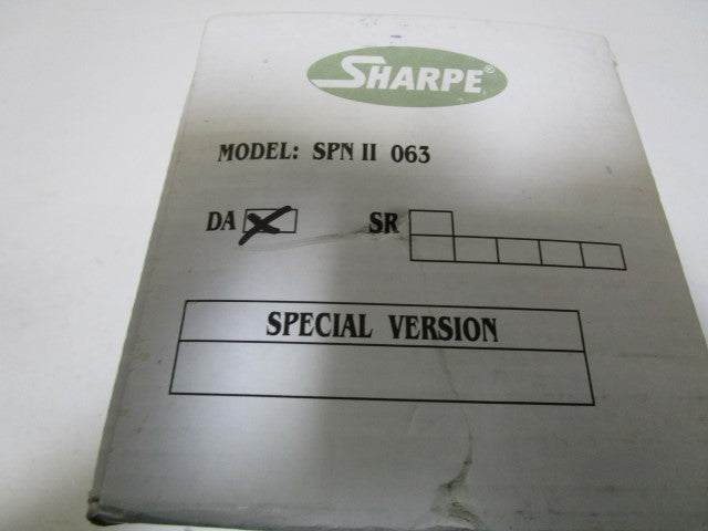 SHARPE BALL VALVE SPN II 063-DA *NEW IN BOX*