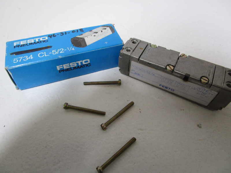 FESTO CL-5/2-1/4 SOLENOID VALVE  NSMP