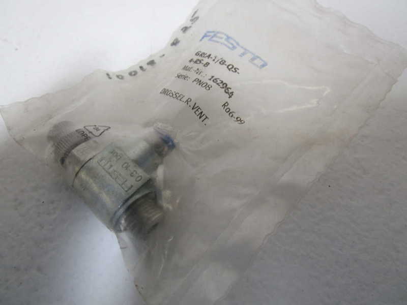 FESTO 1-WAY CONTROL VALVE GRLA-1/8-QS-4-RS-B  NSNP IN BAG