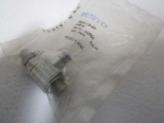 FESTO 1-WAY CONTROL VALVE GRLA-1/8-QS-4-RS-B  NSNP IN BAG