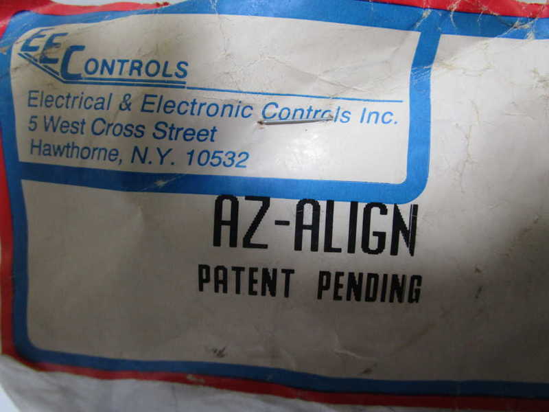 EEC CONTROLS ALIGNMENT DEVICE FOR SAFETY INTERLCK DOOR AZ-ALIGN  NSNP IN BAG