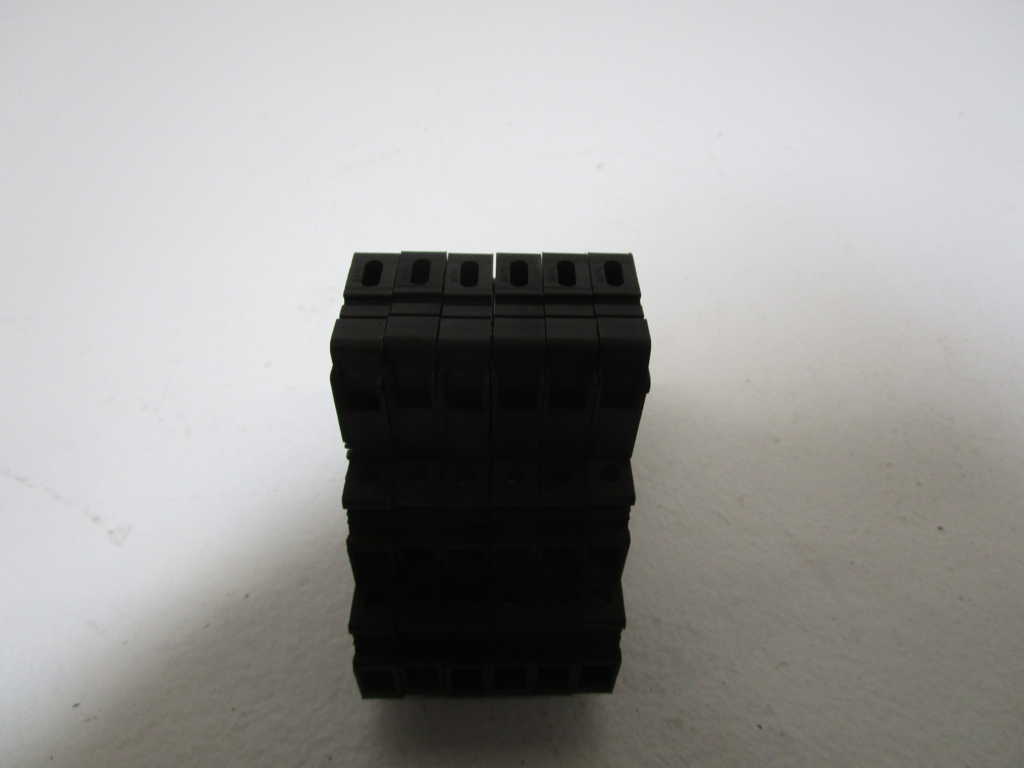 LOT OF 6 PHOENIX CONTACT TERMINAL BLOCK UKK 5-HESI *USED*