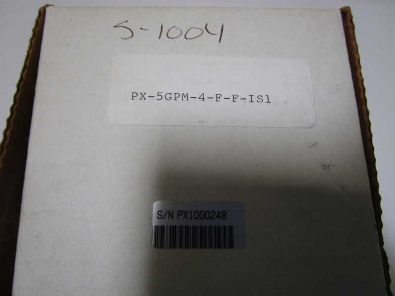 UFM FLOW METER PX-5GPM-4-F-F-IS1 *NEW IN BOX*